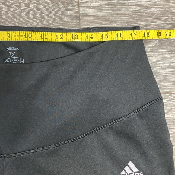 NEW Adidas Aeroready Glam On Black Training Tights Leggings 3X - Picture 8 of 16